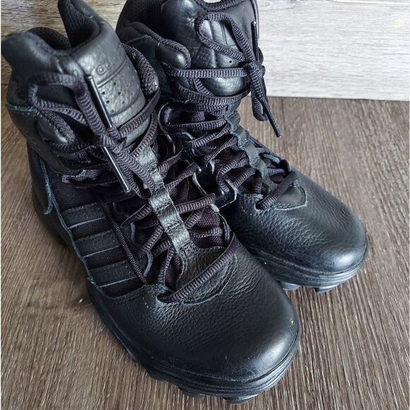 adidas GSG-9.7 Tactical Boot Leather Hiking (Black) Size 4 - Picture 9 of 10